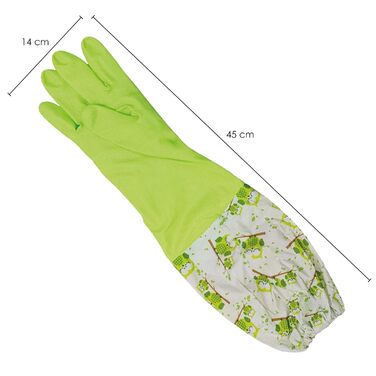 Гумові рукавички для миття посуду 45 см TRIXES