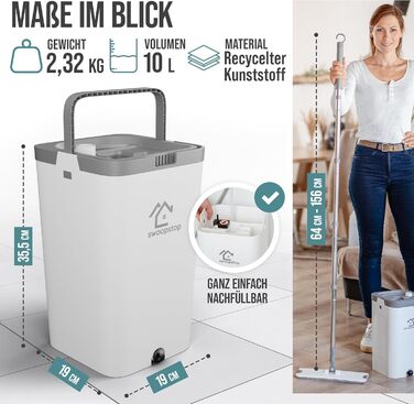 Набір швабри з відром 156 см swoopstop