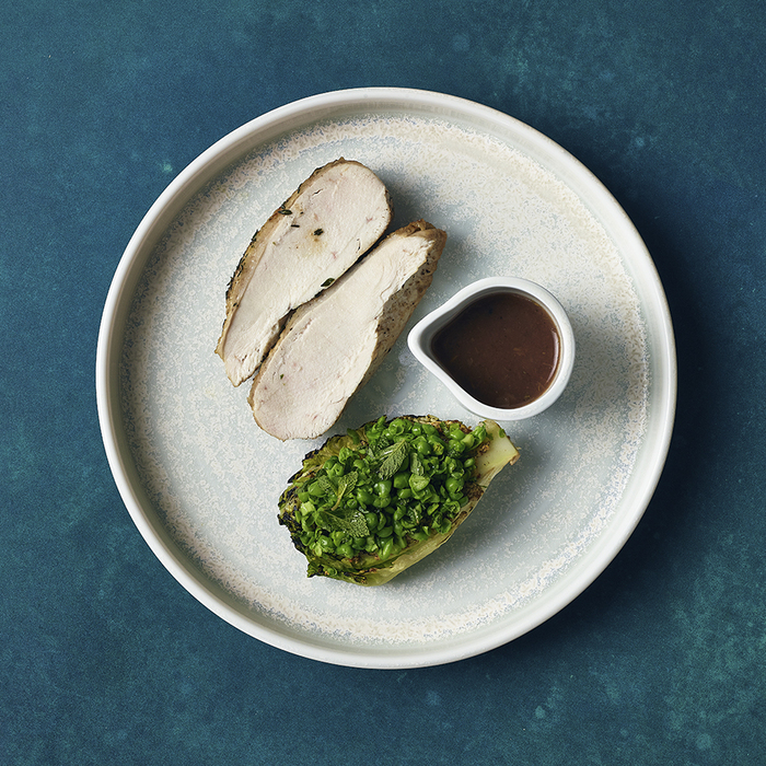 Презентаційна тарілка з бортиком 20.5*h 2.9 см, Terra Porcelain Pearl, GenWare