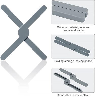 Силіконові підставки для каструль 4 предмети EXLECO