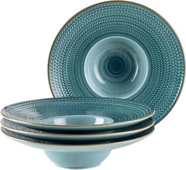 Набір тарілок для пасти 4 шт синій MÄSER