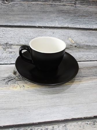 Чашка 90 мл, чорна, Color Tea, GenWare