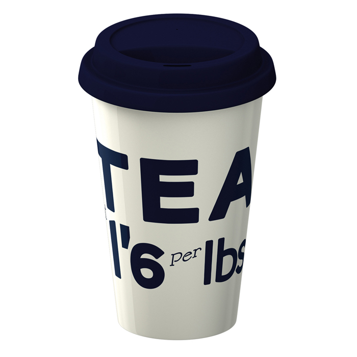 Кухоль дорожня CreativeTops Tea, з кришкою, фарфор, 350 мл