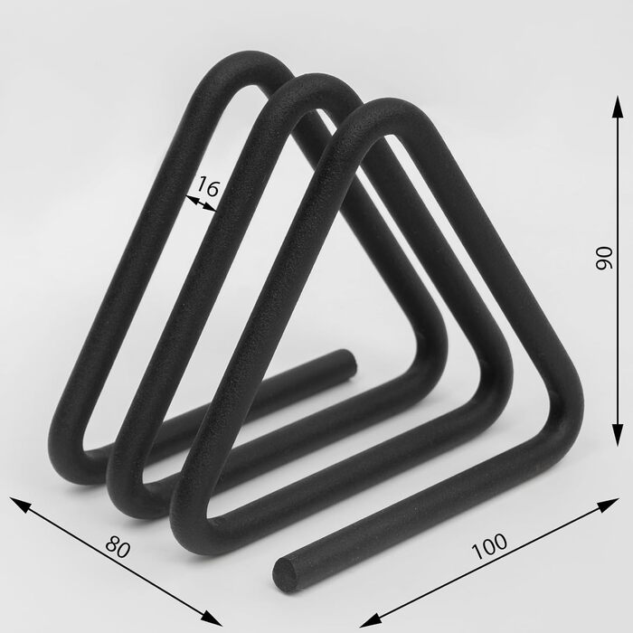 Тримач для серветок вінтажний чорний Loftie