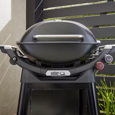 Газовый гриль Weber Q3200N с боковыми столиками на тележке Premium 1501126 Код: 013077