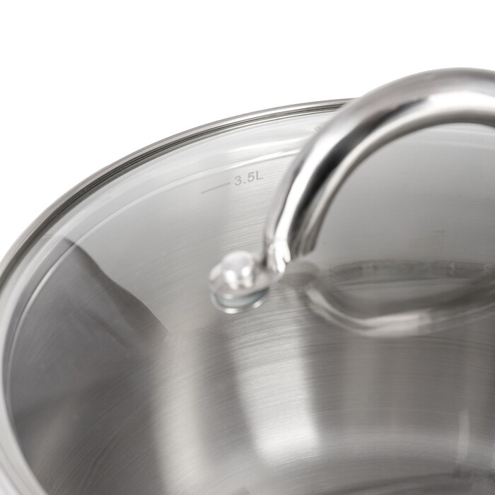 Набір посуду  зі скляними кришками 6 предметів FRIDA Fissman