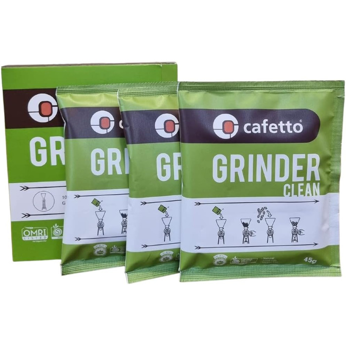 Засіб для чищення кавомолок 3 x 45 г Cafetto