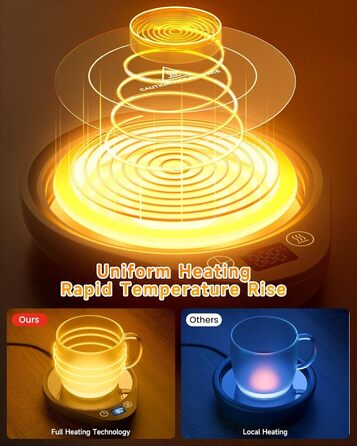 Электрический подогреватель для чашек 36 Вт, W-черный BTOYM