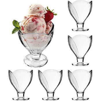 Набір креманок для мороженого 6 шт. 300 мл KADAX