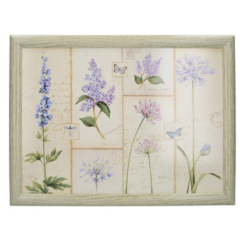 Піднос із підкладкою Kitchen Craft Etude de fleur, 44 x 34 см