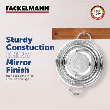 Дуршлак 24 см с ручками Fackelmann