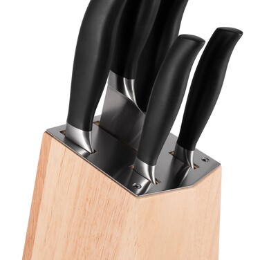 Набор Fissman ножей 6 пр. FUJIKAWA в деревянной подставке 3Cr14 сталь (2708)