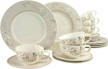 Серія Palacio, набір посуду 30 предметів (кавовий сервіз, 18 предметів), 16665