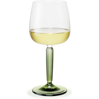 Бокал для белого вина 350 мл, набор 2 предмета, зеленый Hammershøi Kähler