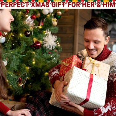 Набір з 4 різдвяних кухонних фартухів 90 x 100 см FunChaos