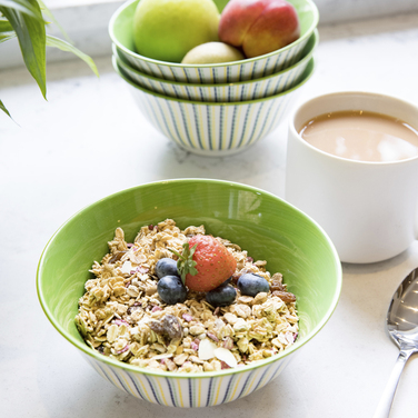 Миска Kitchen Craft LIME HUES, керамика, диам. 16 см, 500 мл