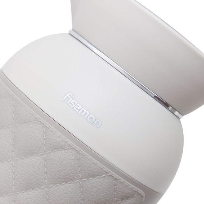 Термоглечик Fissman 1000 мл, колір сірий пластиковий корпус зі скляною колбою (19855)