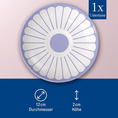 Блюдце до чашки для еспресо 11,7 см, синій Fleur Villeroy & Boch