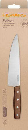 Нож для шеф-повара Fiskars Folken FSC 20 см (1075696)