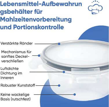 Набір контейнерів з кришками, 16 предметів Chef's Path