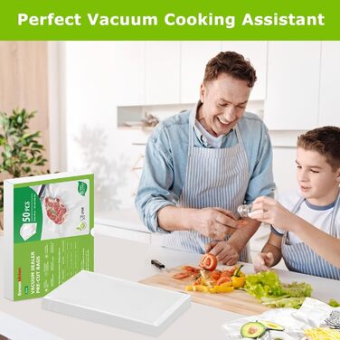 Вакуумні пакети 50 пакетів 15 x 23 см Bonsenkitchen