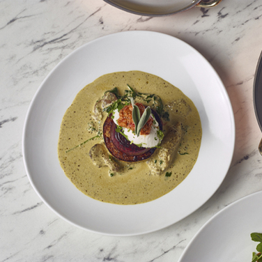 Тарілка 24.5 см, Incise Porcelain Soma, GenWare