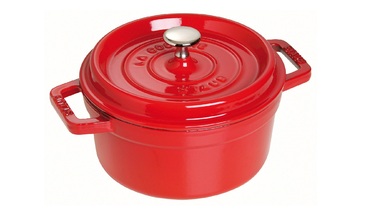 Кокот круглий 26 см, вишневий Staub