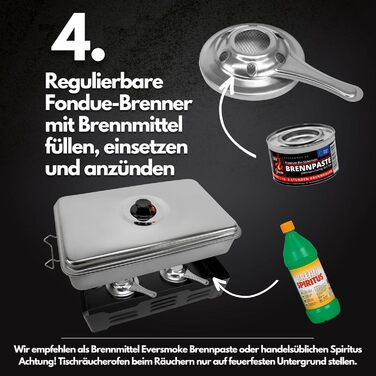 Набір настільних коптильень з нержавіючої сталі з аксесуарами Vialex