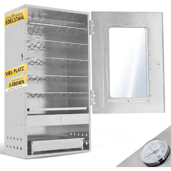 Коптильня з нержавіючої сталі з термометром Magnum VA EVERSMOKE