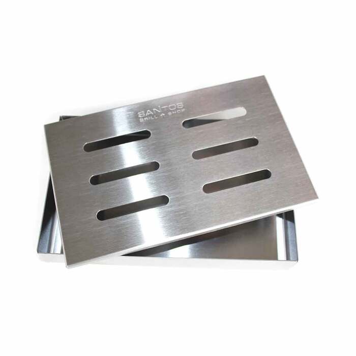 Контейнер для копчения из нержавеющей стали 21 x 13 x 3,4 см Santos