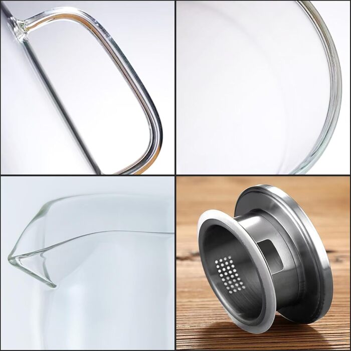 Стеклянный кувшин для воды с крышкой 2,3л Nutabevr