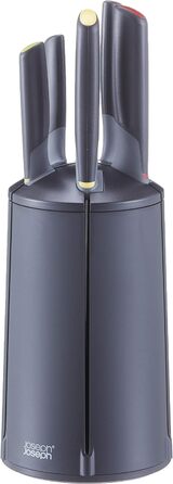 Набір ножів, 5 предметів з підставкою, чорний Elevate Carousel Joseph Joseph