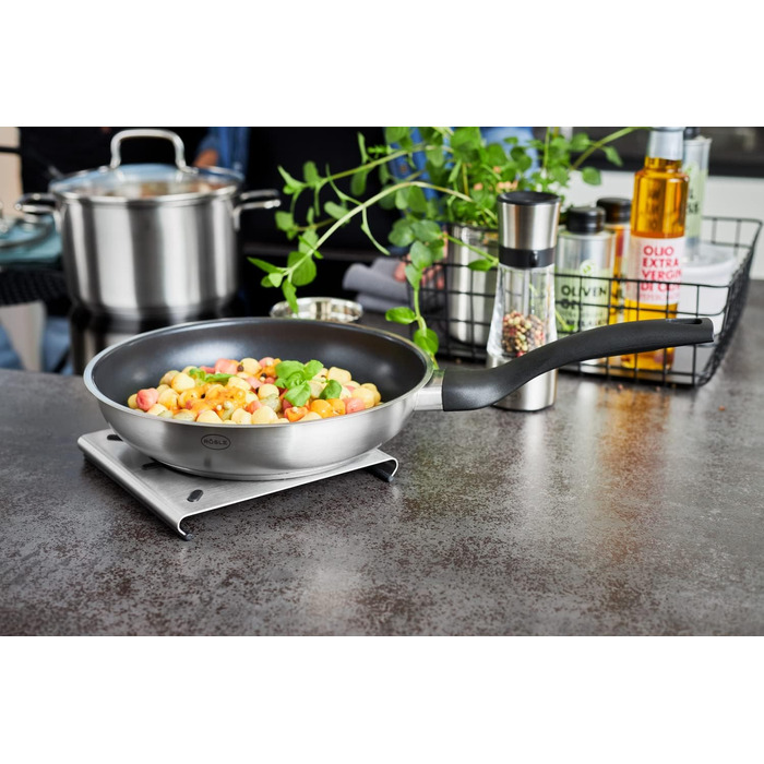 Сковорода 24 см з антипригарним покриттям ProPlex Basic Line Rosle