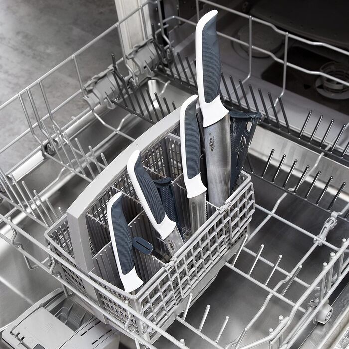 Набор ножей Zyliss E920249 Comfort 3 шт. с разделочными досками, японская нержавеющая сталь, многоцветный, нож для овощей, нож для овощей с зазубренным краем, нож для овощей, разделочные доски, можно мыть в посудомоечной машине