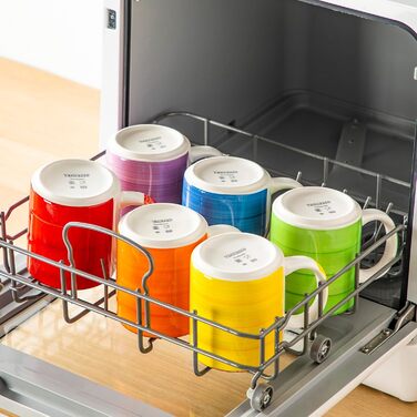 Набір кухлів для кави 480 мл, 6 предметів, різнокольорові Bonita Vancasso