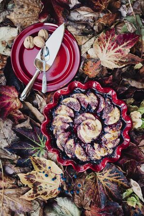 Форма для випікання пирога 21,5 см бордова Emile Henry