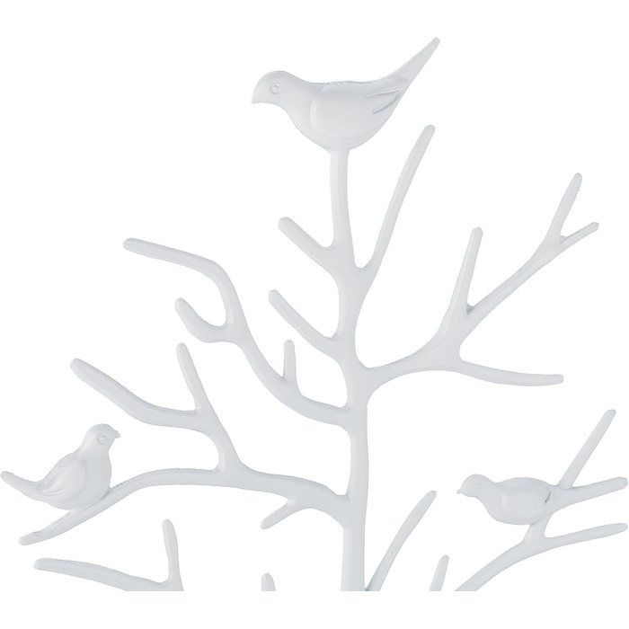 Тримач для прикрас 15 х 16 х 30 см, білий Relaxdays