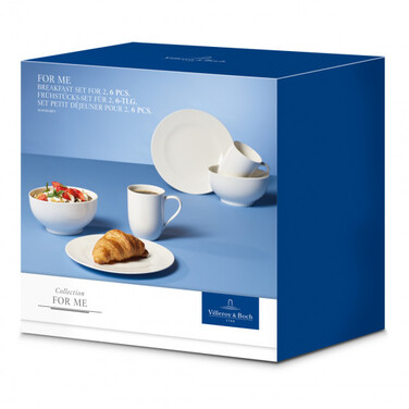 Набір посуду для сніданку 6 предметів For Me Villeroy & Boch