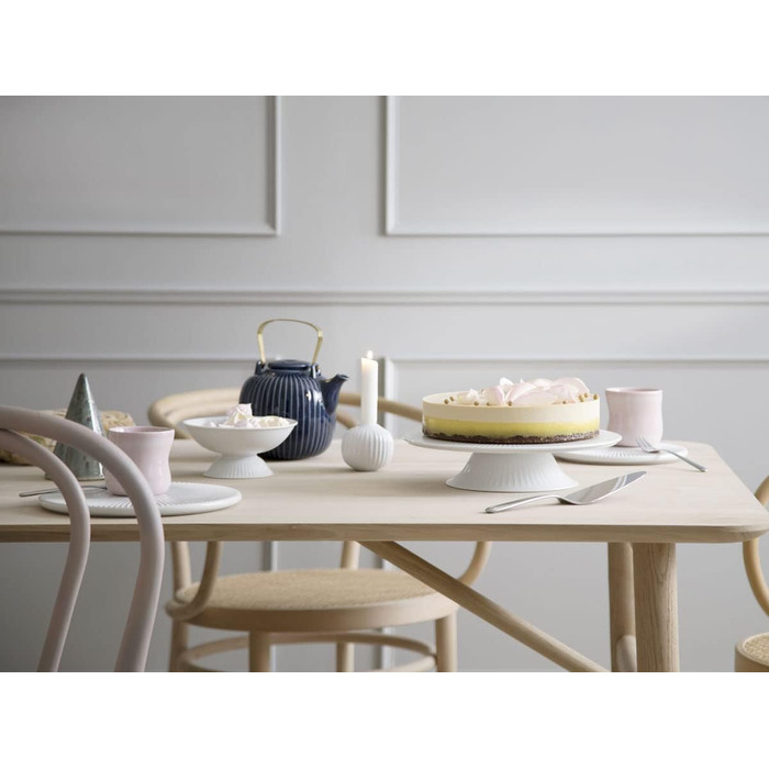 Підставка для торта триярусна 28 см, біла Hammershøi Kähler