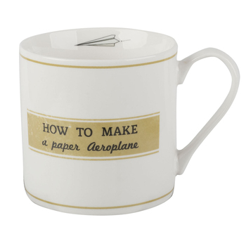 Кухоль CreativeTops ORIGAMI PLANE, фарфор, 450 мл