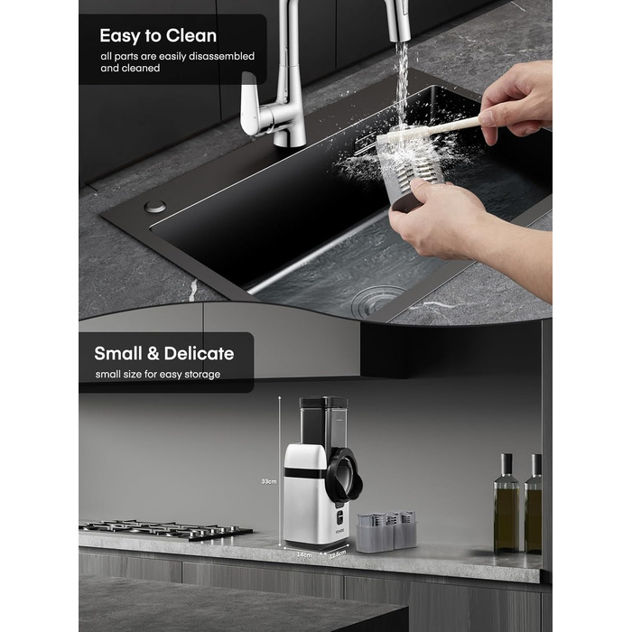 Овочерізка електрична 5 в 1, 80 Вт FOHERE