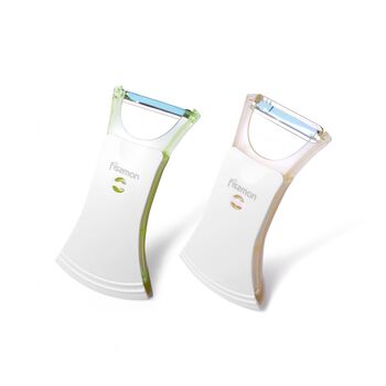 Ніж для чищення овочів Fissman 14,5 см 2 в 1 (8737)