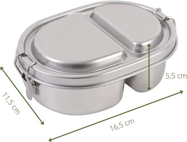 Ланч-бокс металевий для дітей 500 мл Viwanda