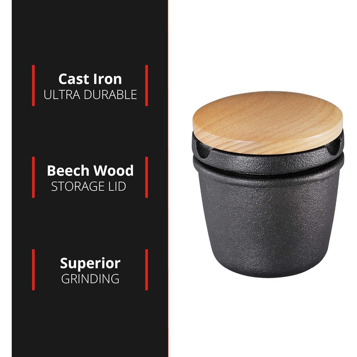 Терка Zassenhaus M076080 8см чавун чорний 8см одинарний