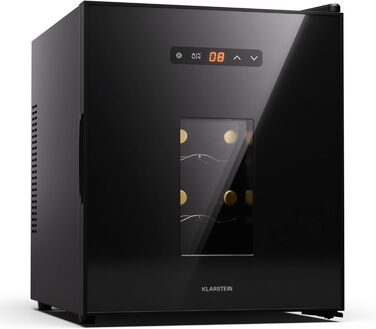 Винний холодильник зі скляними дверцятами до 16 пляшок Klarstein