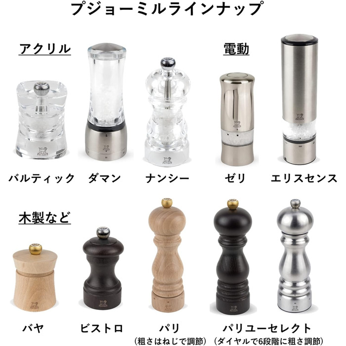 Млин для перцю Соляний млин Таїті 20 см Дует Перець Кришталева Сіль - Класичне регулювання помелу - Виготовлено з деревини, сертифікованої PEFC - Французьке ноу-хау - Чорно-білий матовий (соляний млин, матовий білий)