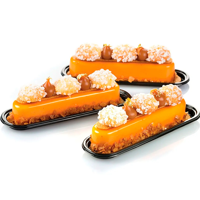 FASHION ECLAIR 80 Форма силіконова для еклерів 130 x 25 h 25 mm + каттер + 10 підставок