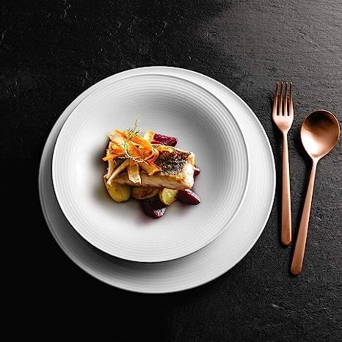 Набір столового посуду 12 предметів Beat White Seltmann Weiden