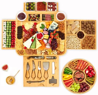 Бамбукова дошка для снеків BEAUTLOHAS