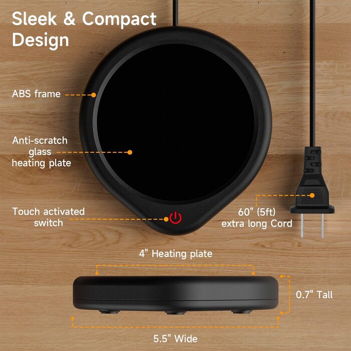 Підігрівач для кавових чашок Oracer